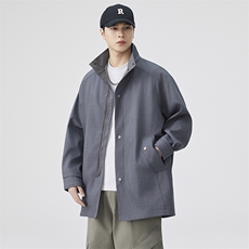 秋季新款现货中长款夹克男风衣外套DSA157B-JK7991-特P85，男装夹克，电商A157B