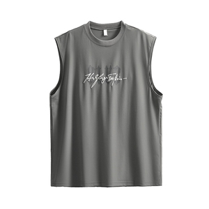 170克锦纶安踏条发泡印花大码坎肩体恤A436-1603-特P3249图片