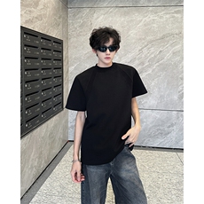 t恤男款夏季短袖cleanfit美式复古百搭上衣服T0581-P35，男装T恤，星座308B-1