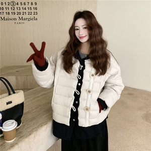 气质百搭小众简约风翻领羽绒服女冬2025新款洋气休闲轻薄保暖外套图片