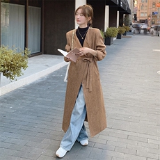 现货24年新款呢料显瘦大衣P195K268-2C210，女装毛呢外套，2C210