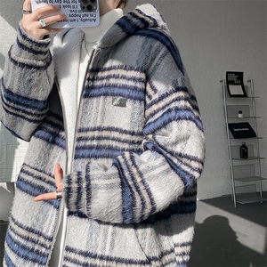 秋冬款贴标羊羔毛棉服加绒连帽加厚外套  A071-5023-P118图片