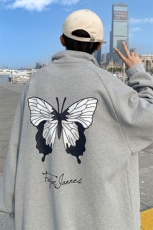 Y8880P45港风外景新款潮流学生青年秋装港风立领开衫休闲卫衣，男装卫衣，电商A026-1