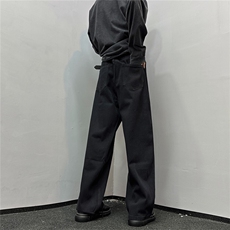k1029-p40-控58M-5XL现货宽松cleanfit牛仔裤马丁靴黑暗黄泥，男装牛仔裤，星座116