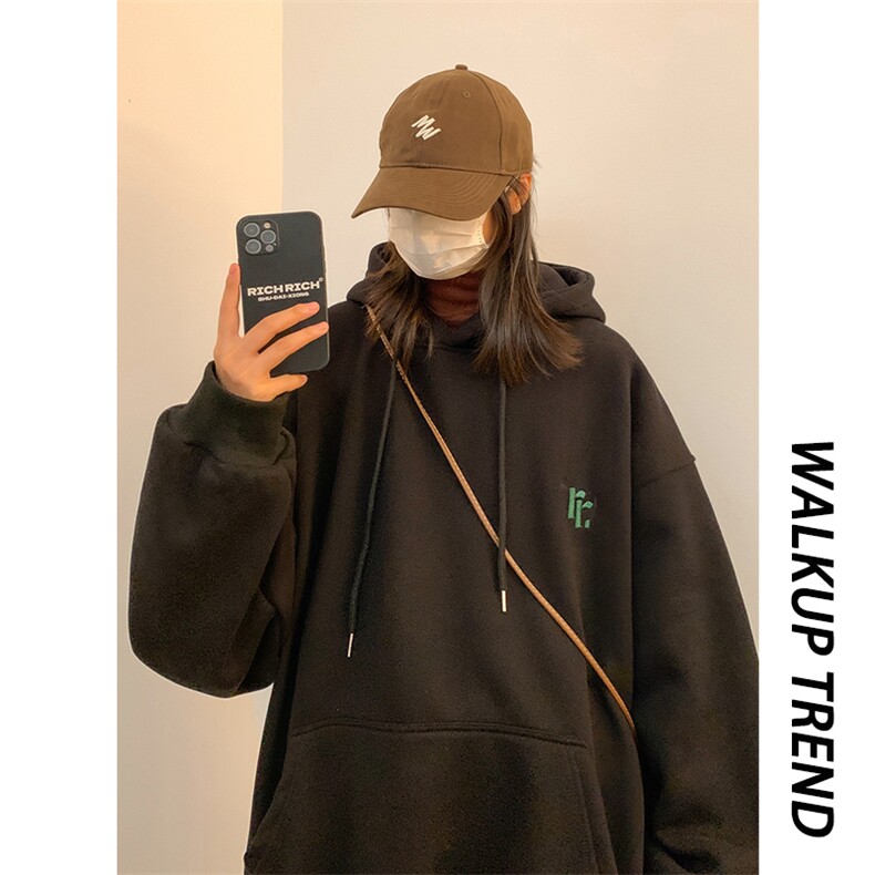 数据爆卫衣男中性风港风宽松刺绣秋季外套416B-1-WY679-P55限78,男装卫衣,星座416B-1
