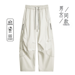 2025秋季直播新款防水休闲裤户外伞兵裤男登山冲锋裤K788-P35图片