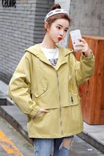 风衣2021年秋季气质个性舒适简约长袖短款时尚都市青春流行甜美，女装短外套，瑶迪依秀