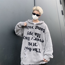 开衫男针织衫冬季潮牌韩系慵懒风毛衣日系vintage外套MY06511-P63，男装针织衫/毛衣，星座308B-2