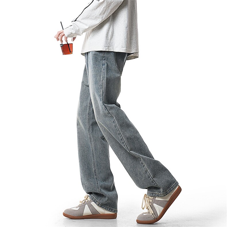 A408-23KG8374-P55-X78-M-3XL主推现货1W+日系水洗牛仔裤，男装休闲裤，电商A408