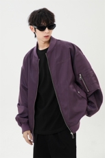 港风日系复古设计感贴袋拼接立领夹克男XZ213-JK4321-P108控128，男装夹克，星座213