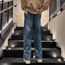 2023四季款港风水洗做旧贴标男士牛仔裤男XZ914-6-G14-P38控价58，男装牛仔裤，星座914-6