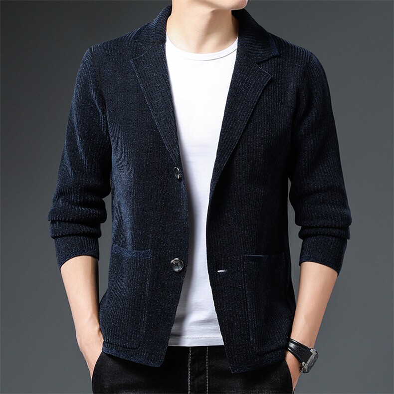 BSS6670男式2023秋季新款灯芯绒西服夹克商务休闲西装P120，男装针织衫/毛衣，电商B360