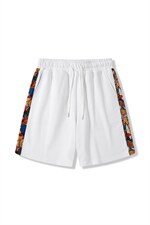 2023新款夏季基础百搭色系小熊图案男士短裤DK7867-P43,女装休闲裤,星座717