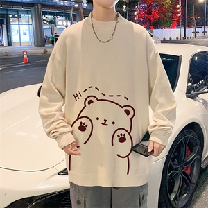 半高领毛衣男士大码针织衫男毛线衣男 M18236-P45 加绒款-P65图片