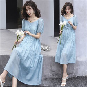 2022年夏季新款连衣裙休闲淑女blyc9006，女装连衣裙，笃写