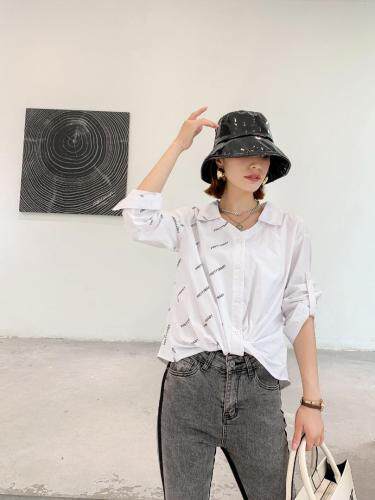 [现货]秋季补单款AB面拼接衬衫，女装衬衫，锦绣阁