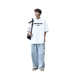 华夫格！港风华夫格短袖T恤男士半袖男五分袖体恤衫男HT105-P25，男装T恤，电商B367