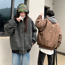特P100无差价冬季简约百搭时尚潮流夹棉外套-HY8322港风1，女装短外套，电商A003