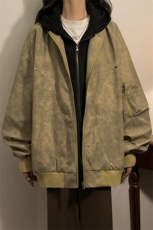 春季假两件青少年百搭夹克情侣春装外套XZ102B-1-JK2533P90，男装夹克，星座102B-1