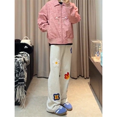 【现货原版一比一】春夏基础花卉休闲卫裤610A-特P48-KZ066，男装休闲裤，星座610A