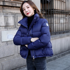 轻薄短款羽绒服女新款冬季时尚宽松小个子鸭绒加厚外套夹克，女装羽绒服，韩蔻秀