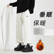 秋冬美式重磅休闲裤男直筒卫裤阔腿长裤子X1656特批39加绒特批49，男装休闲裤，星座718