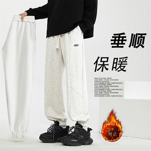 秋冬美式重磅休闲裤男直筒卫裤阔腿长裤子X1656特批39加绒特批49图片