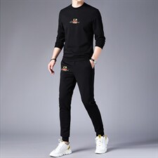 CA9009钱塘2020-2秋冬厚款时尚休闲帅气潮流中青年男士套装P150，男装休闲套装，钱塘207-2