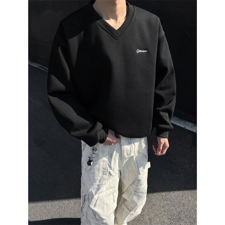 刺绣v领卫衣男cp120-特p40,男装卫衣,电商B371