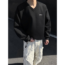 刺绣v领卫衣男cp120-特p40，男装卫衣，电商B371