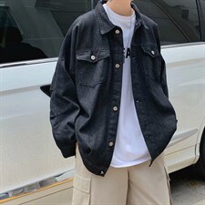 牛仔外套男韩版潮流秋季宽松休闲百搭帅气夹克ins港风jk552-p60,男装夹克,星座1008-2