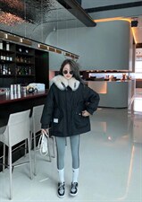 冬季新款派克羽绒服，女装羽绒服，谦度