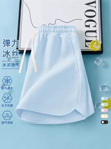 垂感时尚休闲居家短裤女2025年夏季时尚百搭慵懒速干运动短裤图片