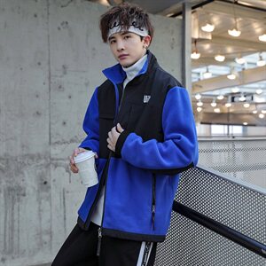 棉衣棉oversize男潮韩版宽松冬季羊羔毛外套ins港风 A436-905图片