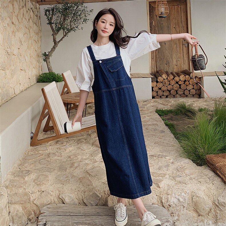 新品牛仔背带裙-款号9820套装P145K198元背带裙P115元K168,女装运动套装,浙宝305