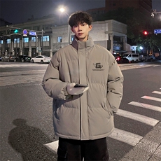 外景冬季加厚面包服男宽松保暖棉衣日系青年立领外套MF00427/P90，男装棉衣，电商B316