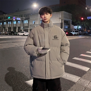 外景冬季加厚面包服男宽松保暖棉衣日系青年立领外套MF00427/P90图片