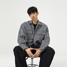 可二开小香风大码M-5XL夹克男无影墙聚酯纤维JK78086P59控98，男装夹克，星座227-7