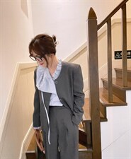 现货春季新款定制面料小香风外套，其它，单井 Single Well