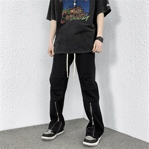 时尚新款宽松百搭潮牌帅气舒适流行长休闲裤 B299-X5213-P60限78图片