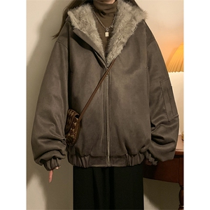 主推冬季连帽新款宽松/座山雕外套潮加厚棉衣XZ102B-1M817-P115图片