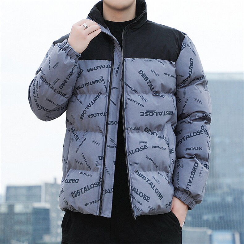 20223棉衣男潮牌棉服羽绒棉衣学生拼接棉衣加大码棉衣棉服男P50,男装棉衣,星座1905A（原电商B343）