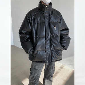 B327-MF02-特P105  冬季加厚情侣棉服外套面包服男保暖皮棉衣图片