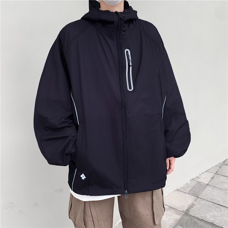 2025夏日防晒服夹克男女户外徒步运动登山皮肤衣外套W6611-P39，男装防晒衣，星座412-1