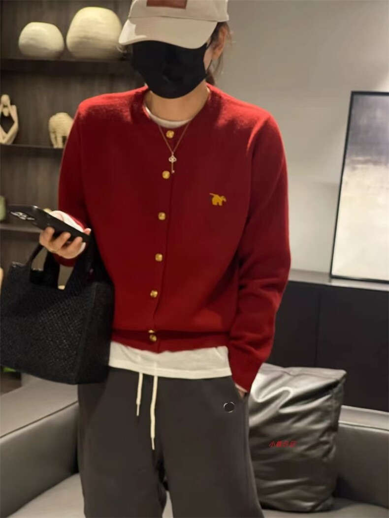 2026年秋季时尚百搭通勤简约休闲小马开衫，女装羊毛衫，亚东羊绒制品