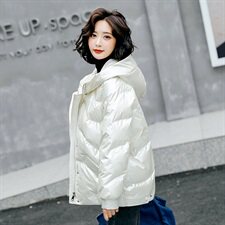 棉服女2020冬季新款韩版宽松加厚棉衣ins潮简约棉袄外套，女装棉衣/棉服，浙宝281