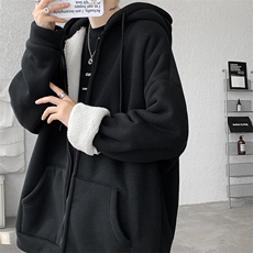 8XL-M高品质！卫衣厚外套男加绒加厚开衫羊羔毛卫衣WY13P68控88，男装卫衣，电商D206-1