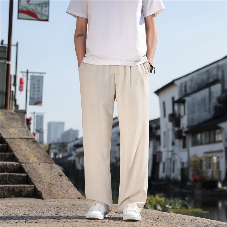 2026夏季新款宽松大码纯色休闲风男装休闲裤K2609，男装休闲裤，电商A008
