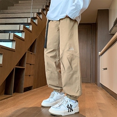 24春款港风工装裤休闲裤束脚裤男KP207P48，男装休闲裤，星座1204-3