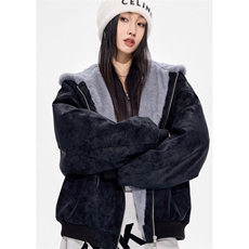冬季美式座山雕荔枝纹皮棉服外套女加绒加厚保暖棉衣JK807，男装棉衣，星座1116A（原606A-3）